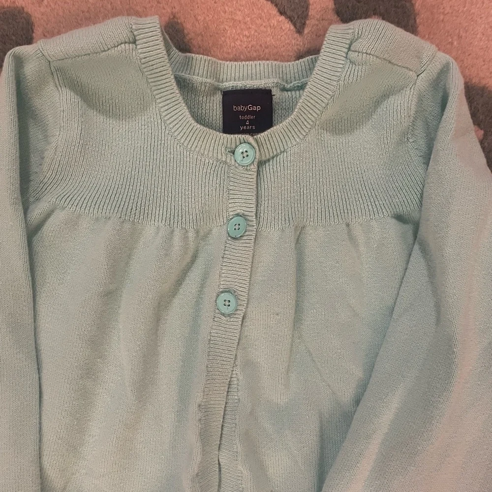 Bundle of 2 little girls sweaters. Size 4.